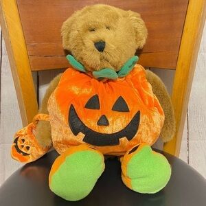Build A Bear Pumpkin Halloween Costume Brown Plush